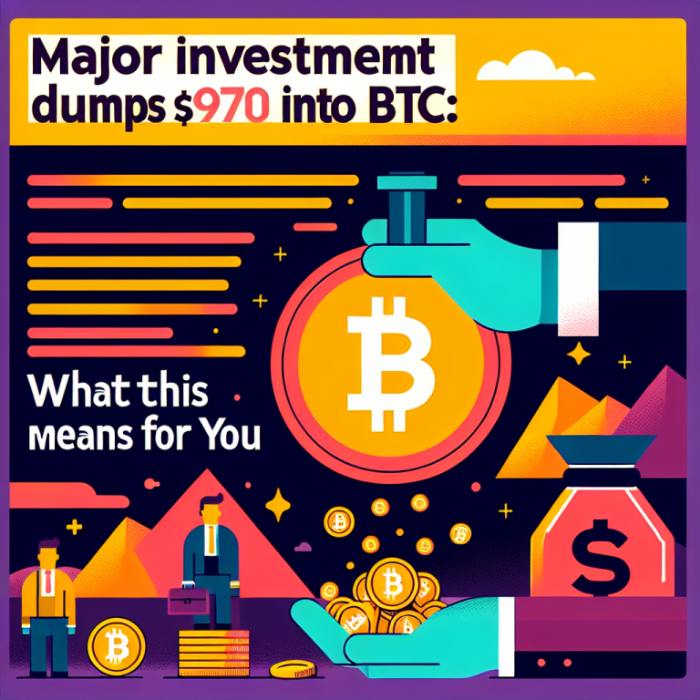 BlackRock Dumps $970M into BTC: What This Means for You!